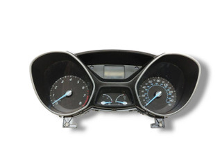 щиток приборов (приборная панель) Ford Focus 3 поколение 2012, 1.6 л., i, IQDB, бензин, 5МКПП, frozen white / 5b, хетчбэк 5 дв., передний привод, правый руль, BM5T10849BU