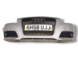 бампер передний Audi A3 8P [2-й рестайлинг] 2008, 2.0 л., TDi, CBBB, дизель, 6МКПП, eissilber / lx7w, хетчбэк 5 дв., передний привод, правый руль, 8P0807437H