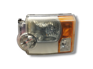 Фара галоген левая Land Rover Discovery 3 поколение L319 2004, 2.7 л., TD, 276DT, дизель, 6МКПП, zambesi silver / 737, внедорожник 5 дв., полный привод, правый руль, XBC500032