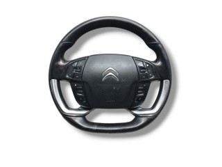 руль Citroen C4 Grand Picasso 2 поколение 2016, 1.6 л., HDi, BHZ (DV6FC), дизель, АКПП, bleu teles / ehh, минивэн, передний привод, правый руль, 98057439ZD