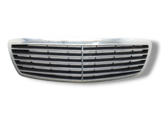 решетка радиатора Mercedes-Benz E-Класс W211/S211 2005, 3.2 л., CDi, OM 648.961, дизель, АКПП, brillantsilber / 744, седан, задний привод, правый руль, A2118800383, A2118800583