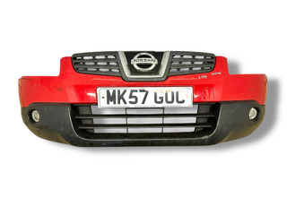 бампер передний Nissan Qashqai 1 поколение 2007, 1.6 л., i, HR16DE, бензин, 5МКПП, red / z10, внедорожник 5 дв., передний привод, правый руль, 62022-JD00H