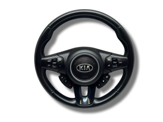 руль Kia Carens 3 поколение RP 2013, 1.7 л., CRDi, дизель, 6МКПП, black cherry / 9h, минивэн, передний привод, правый руль, 56100A4530CC2, 56900-A4000