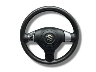руль Suzuki SX4 1 поколение [рестайлинг] 2014, 1.6 л., i, M16A, бензин, 5МКПП, cosmic black / zce, хетчбэк 5 дв., передний привод, правый руль, 48110-62J00-S1S, 48150-79J01-BJM