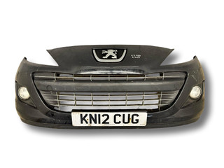 бампер передний Peugeot 207 1 поколение [рестайлинг] 2012, 1.6 л., HDi, 9HP (DV6DTED), дизель, 5МКПП, noir obsidien / exl, универсал, передний привод, правый руль, 9688071577