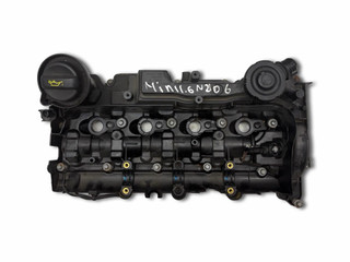 клапанная крышка Mini Cooper 2 поколение [рестайлинг] R56 2010, 1.6 л., D, N47 C16 A, дизель, 6МКПП, horizon blue / a93, хетчбэк 3 дв., передний привод, правый руль, 11127823180, 7823180