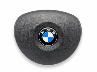 подушка безопасности водителя BMW 3 серия E90/E91/E92/E93 E90 2007, 2.0 л., i, N46 B20 B, бензин, 6МКПП, sparkling graphit, седан, задний привод, правый руль, 33677051503Q