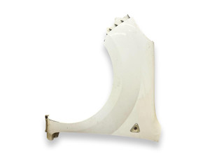 крыло переднее левое Renault Kangoo 2 поколение 2011, 1.5 л., DCi, K9K 800, дизель, 5МКПП, ice white bc / 0389, фургон, передний привод, правый руль, 631011587R, 631010288R