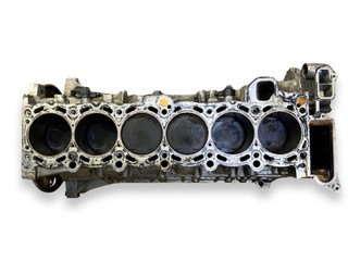 блок цилиндров BMW 5 серия E60/E61 E60 2003, 3.0 л., i, M54 B30 (306S3), бензин, АКПП, titansilber / 354, седан, задний привод, правый руль, 7502918, 11117502918