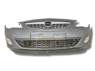 бампер передний Opel Astra J 2011, 1.6 л., i, A 16 XER, бензин, 5МКПП, karbongrau, хетчбэк 5 дв., передний привод, правый руль, 13264403, 101249120
