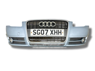 бампер передний Audi A4 B7 2007, 2.0 л., i, ALT, бензин, 5МКПП, liquidblau / ly5j, седан, передний привод, правый руль, 8E0807105