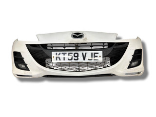 бампер передний Mazda 3 BL 2009, 1.6 л., i, Z6, бензин, 5МКПП, crystal white / 34k, хетчбэк 5 дв., передний привод, правый руль, BCW8-50-031J-BB
