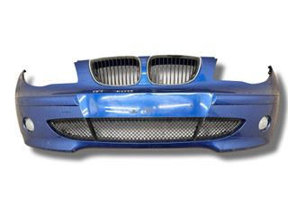 бампер передний BMW 1 серия E81/E82/E87/E88 2005, 2.0 л., D, M47 D20 (204D4), дизель, 6МКПП, sydneyblau / a19, хетчбэк 5 дв., задний привод, правый руль, 7136632, 51117136632