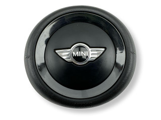 подушка безопасности водителя Mini Cooper 2 поколение [рестайлинг] R56 2013, 1.6 л., D, N47 C16 A, дизель, 6МКПП, lightning blue, хетчбэк 3 дв., передний привод, правый руль, 6791372, 32306791372