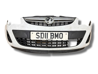 бампер передний Opel Corsa D [рестайлинг] 2011, 1.3 л., CDTi, A 13 DTC, дизель, 5МКПП, casablancaweiss / 10u, хетчбэк 3 дв., передний привод, правый руль, 95508031, 13285996