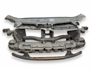 передняя панель крепления облицовки (телевизор) Volkswagen Passat B6 2008, 2.0 л., TDi, CBAB, дизель, 6МКПП, unitedgrey / la7t, седан, передний привод, правый руль, 3C0805594D, 3C0807093, 3C0805588H