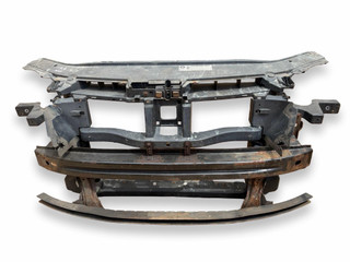 передняя панель крепления облицовки (телевизор) Volkswagen Passat B6 2009, 2.0 л., TDi, CBAB, дизель, 6МКПП, reflex silver / la7w, седан, передний привод, правый руль, 3C0805594D, 3C0805588H