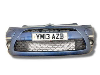 бампер передний Citroen C4 Grand Picasso 1 поколение 2013, 1.6 л., HDi, 9HR (DV6C), дизель, 6МКПП, bleu kyanos / kgq, минивэн, передний привод, правый руль, 7401WK
