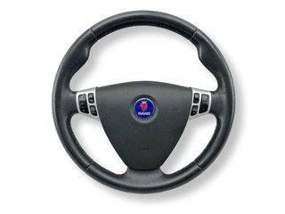 руль Saab 9-3 2 поколение 2007, 2.0 л., Ti, B207E, бензин, 5МКПП, schwarz / 2qu, кабриолет, передний привод, правый руль, 12774365, 12757622