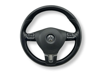 руль Volkswagen Passat B7 2012, 2.0 л., TDi, CFFB, дизель, 6МКПП, night blue / lh5x, универсал, передний привод, правый руль, 3C8419091BE, 3C8880201T