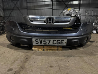 бампер передний Honda CR-V 3 поколение RE6 2008, 2.2 л., cTDi, N22A2, дизель, 6МКПП, sparkle gray / nh684p, внедорожник 5 дв., полный привод, правый руль, 71102-SWW-G000, 71121-SWW-G0