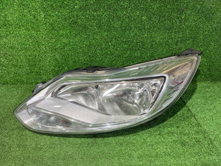Фара галоген левая Ford Focus 3 поколение 2014, 1.6 л., TDCi, T3DA, дизель, 6МКПП, moondust silver / ob, универсал, передний привод, правый руль, BM51-13W030-DF