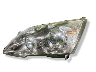 Фара галоген левая Honda CR-V 3 поколение RE6 2007, 2.2 л., cTDi, N22A2, дизель, 6МКПП, sparkle gray, внедорожник 5 дв., полный привод, правый руль, 33150-SWW-E0
