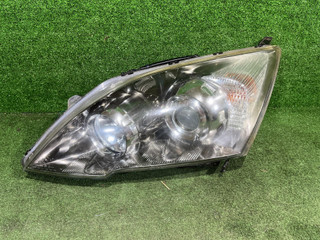 Фара галоген левая Honda CR-V 3 поколение RE6 2008, 2.2 л., cTDi, N22A2, дизель, 6МКПП, whistler silver, внедорожник 5 дв., полный привод, правый руль, 33150-SWW-E0
