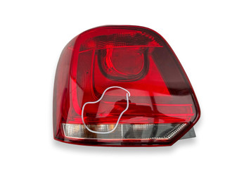 фонарь задний левый Volkswagen Polo 5 поколение 2012, 1.2 л., i, CGPB, бензин, 5МКПП, хетчбэк 5 дв., передний привод, правый руль, 6R0945095P