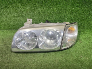 Фара галоген левая Hyundai Trajet 1 поколение [рестайлинг] FO 2005, 2.0 л., CRDi, D4EA, дизель, 5МКПП, true blue / kq, минивэн, передний привод, правый руль, 92103-3A080, 92301-3A510