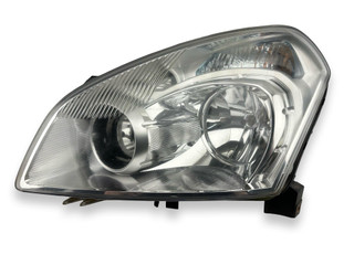 Фара галоген левая Nissan Qashqai 1 поколение 2009, 1.6 л., i, HR16DE, бензин, 5МКПП, silver / ky0, внедорожник 5 дв., передний привод, правый руль, 26060-JD00E, 1LF238042-05