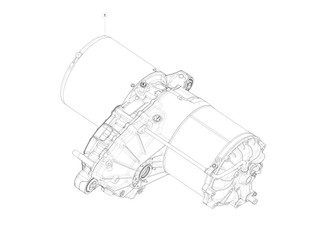 колпак колесный Tesla Model X 1 поколение 2020, 1027283-00-A