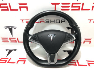 руль Tesla Model S 1 поколение (2012 - 2016), 1028970-00-A, 1022506-00-C