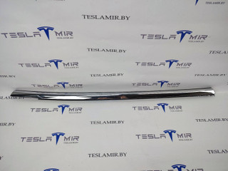 Молдинг двери (хром) задний правый Tesla Model S 1 поколение [рестайлинг] 2017, 1038396-80, 1095921-00