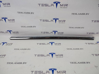 Молдинг двери (хром) передний левый Tesla Model S 1 поколение [рестайлинг] 2017, 1095786-00, 1038393-00