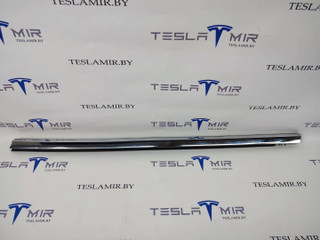 Молдинг двери (хром) передний левый Tesla Model S 1 поколение [рестайлинг] 2017, 1095786-00, 1038393-00