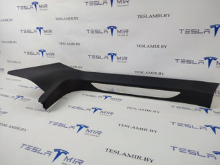 Накладка декоративная стойки А внутренняя левая нижняя Tesla Model S 1 поколение [рестайлинг] 2017, 1030390-00, 1030393-00, 1030390