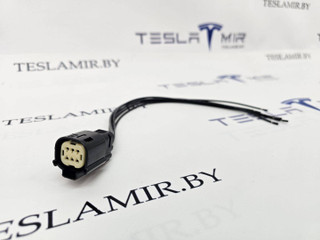 Разъем (фишка) проводки ПТФ Tesla Model S 1 поколение [рестайлинг] 2017, 1004420-04, 2004420-00