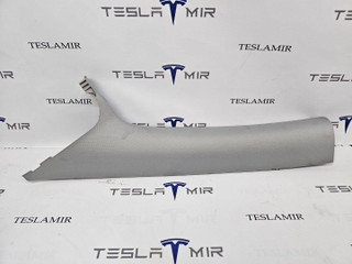 Накладка декоративная стойки А внутренняя левая верхняя Tesla Model Y 1 поколение 2021, 1494604-00