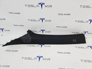 Накладка декоративная стойки А внутренняя левая верхняя Tesla Model S 1 поколение [рестайлинг] 2018, 1002488-06, 1004833-00, 1002488-04