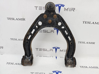 Рычаг верхний передний (подкова) левый Tesla Model S 1 поколение [рестайлинг] 2018, 1043965-00, 6006532-00