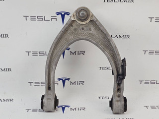 Рычаг верхний передний (подкова) левый Tesla Model S 1 поколение [2-й рестайлинг] 2022, 1420321-00