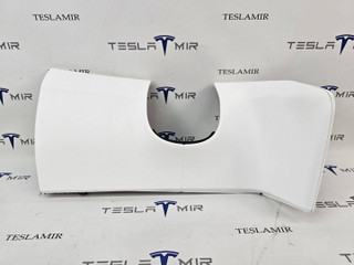 Накладка декоративная под руль (кожух защита) Tesla Model X 1 поколение 2018, 1007013-00, 1007010-00, 1002405-1