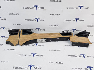 Декоративная накладка центральной консоли Tesla Model S 1 поколение [рестайлинг] 2018, 1096877-00, 1096878-00, 1004518-13