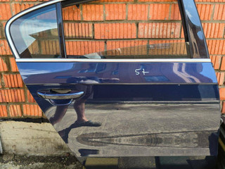 дверь задняя правая Volkswagen Passat B7 2011, 1.8 л., CDAA, бензин, АКПП, синий, седан, передний привод, правый руль, 3C9833056D