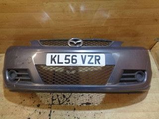 бампер передний Mazda 5 CR (2005 - 2008), серый, C23550031