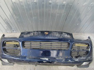 бампер передний Porsche Cayenne 955 (2002 - 2007), синий, 95550531103G2X
