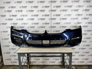 бампер передний BMW 5 серия G30/G31 G30 2017, 3.0 л., B58 B30 A, бензин, АКПП, темно-синий, седан, полный привод, 51118069072, 8069072, 0714959810