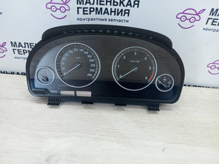 щиток приборов (приборная панель) BMW 5 серия F10/F11 [рестайлинг] F10 (2013 - 2017), 2.0 л., N20 B20 A, бензин, коричневый, седан, 62109358981, 9358981, 9285195