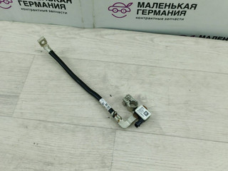 минусовой провод аккумулятора BMW X3 G01 2019, 2.0 л., B46 B20 B, бензин, АКПП, белый alpinweiss 3 (300), задний привод, 61216840519, 6840519